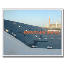 Negro HDPE plástico hoja LDPE Geomembrane Proveedores